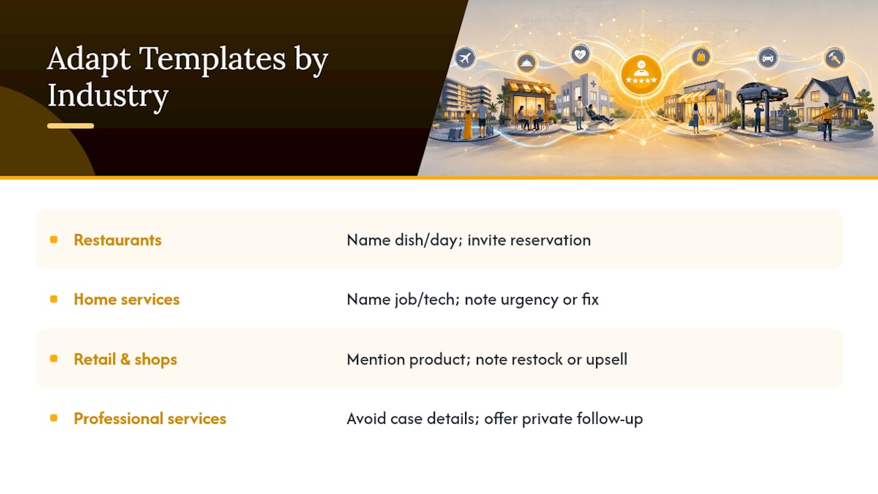 How Do You Adapt Templates by Industry? — overview diagram