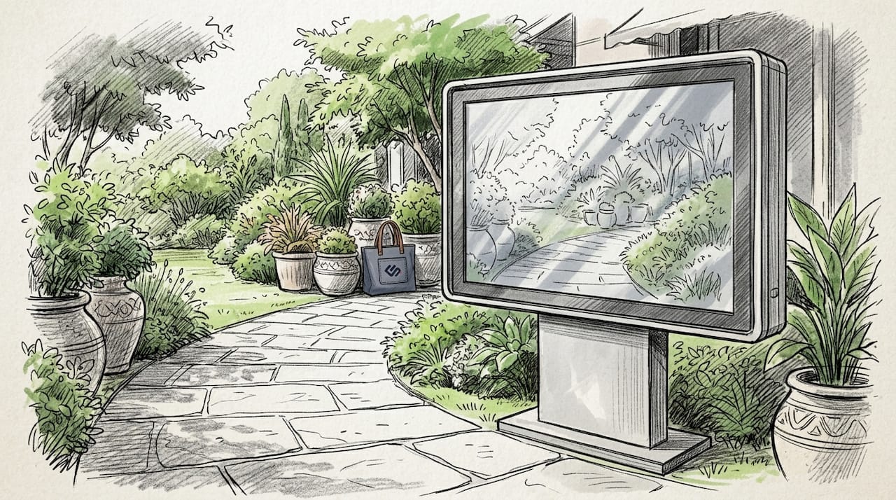 High-brightness weatherproof outdoor digital signage panel