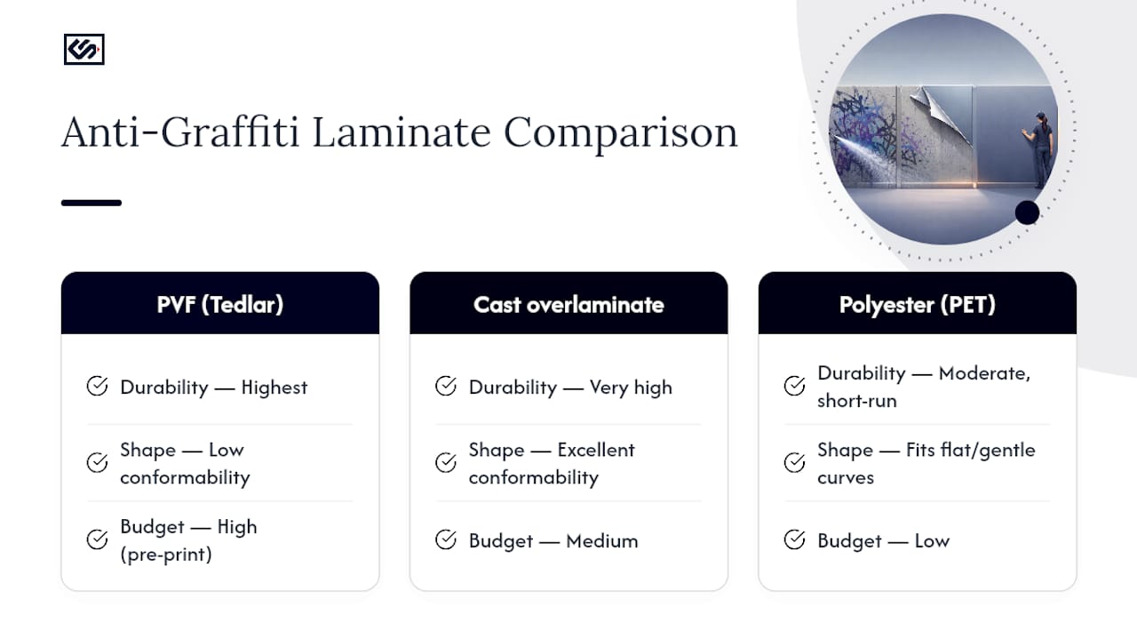 Laminate types compared by key buying factors