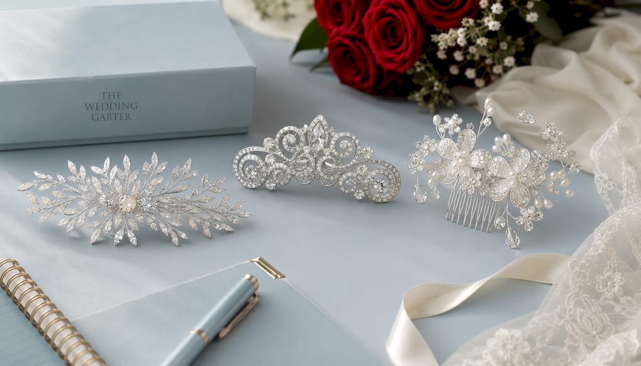 Delicate Crystal Luxury Bridal Hair Clip