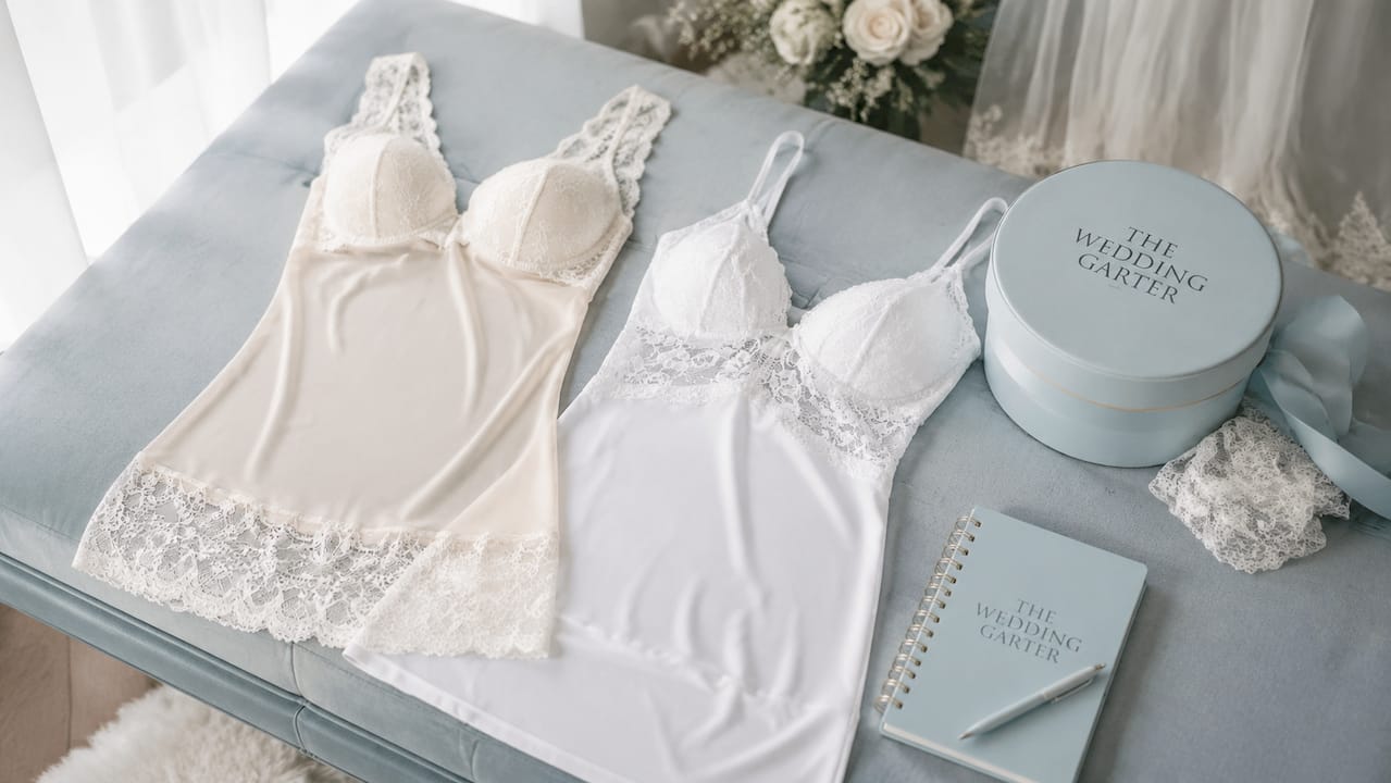 Ivory Lace & Mesh Bridal Lingerie Chemise