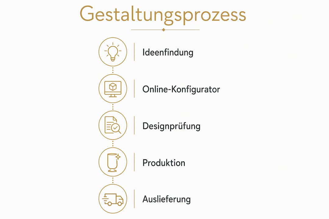 Übersicht zum Ablauf der Pokalgestaltung