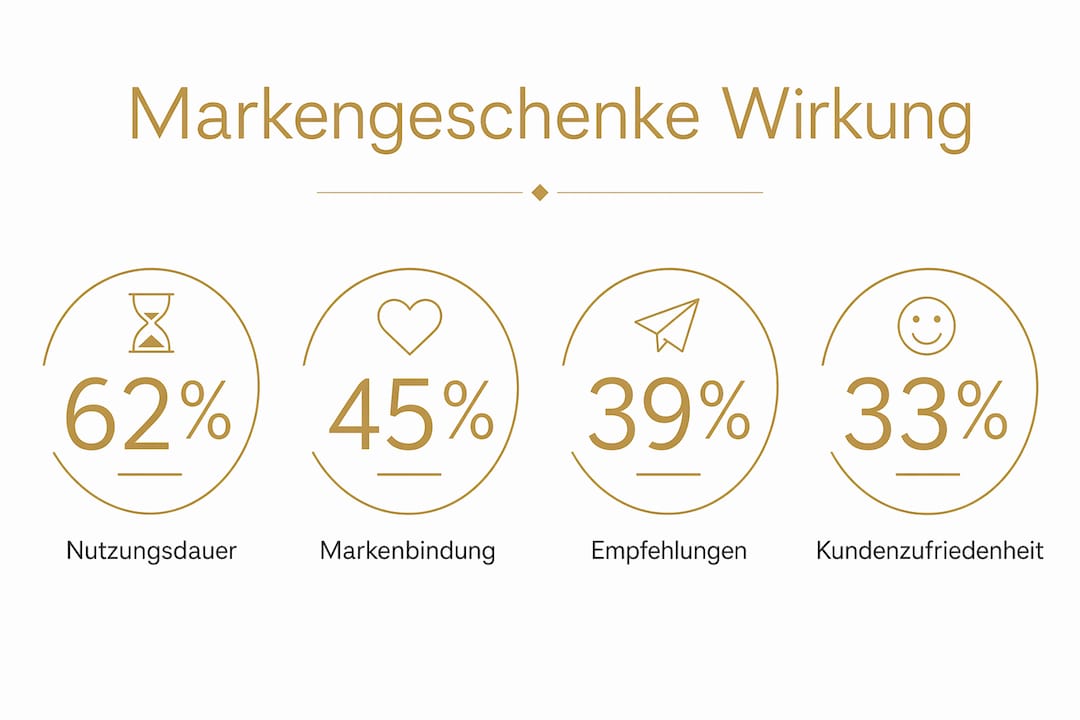 Infografik: Zahlen und Fakten zur Wirkung von Werbegeschenken