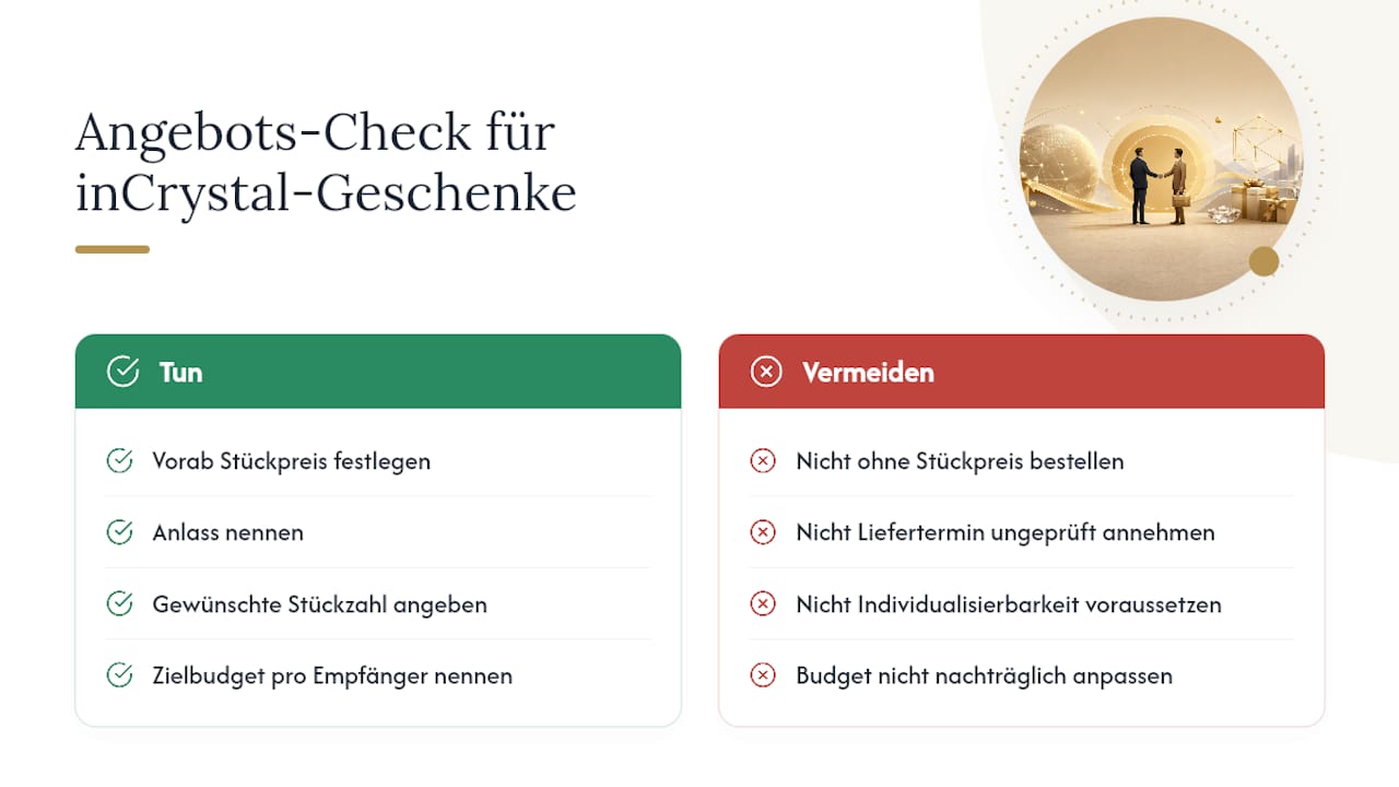 inCrystal als Option für personalisierte B2B‑Geschenke — overview diagram