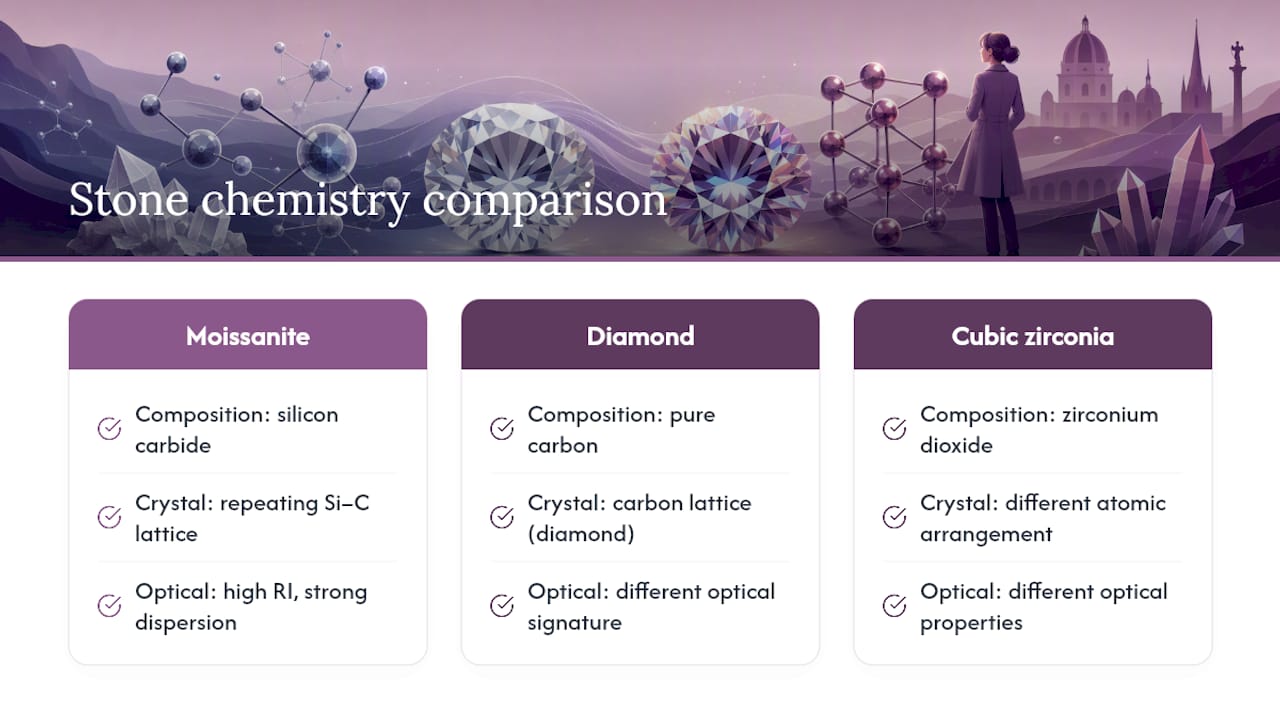 The Chemistry Behind the Sparkle — overview diagram