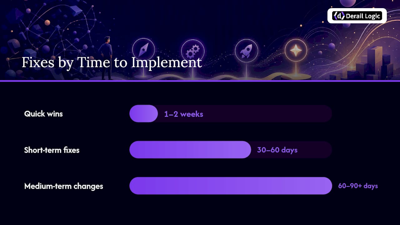 The Fixes That Actually Move Your ROI Number — overview diagram