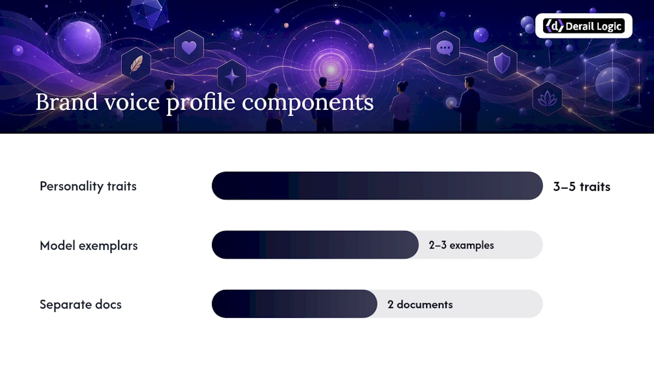 How to Build a Brand Voice Profile an AI Can Use — overview diagram