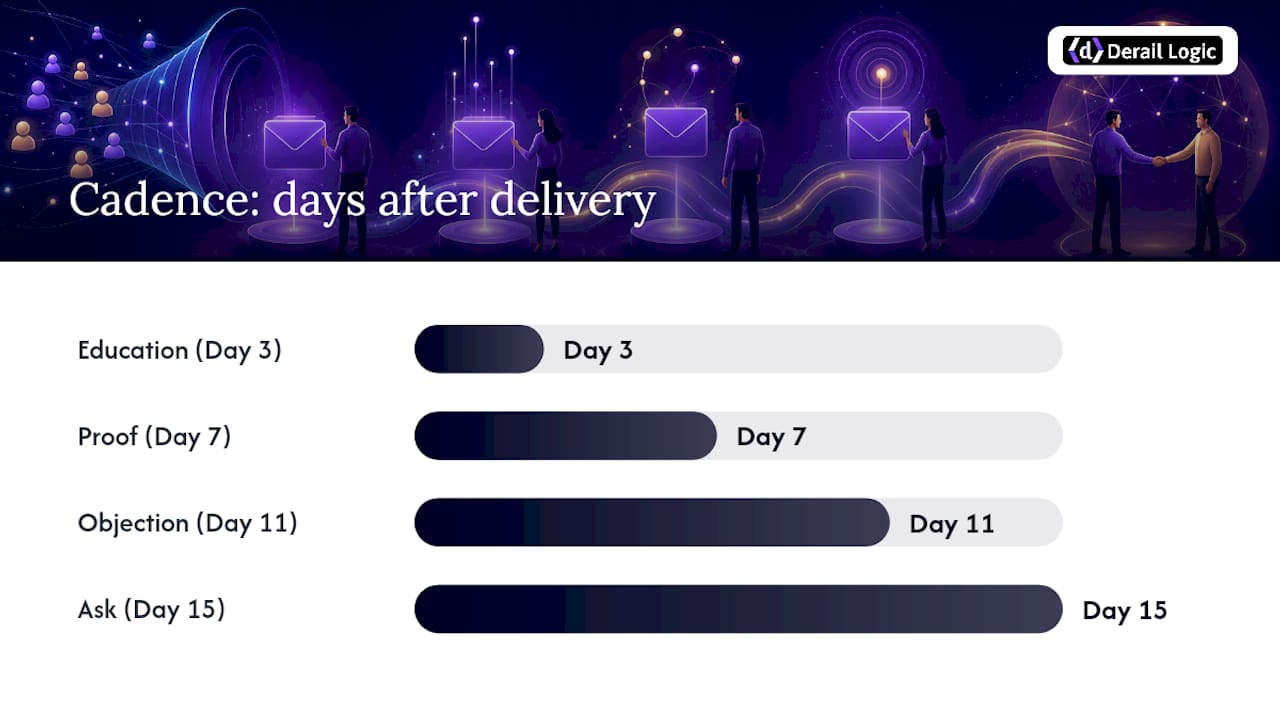 Ready-to-Adapt Email Templates for a 5 to 7 Touch Sequence — overview diagram