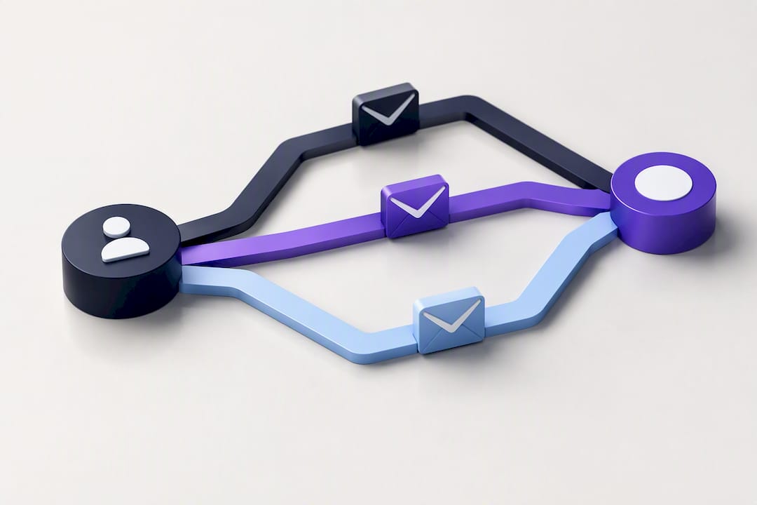 Three-branch email personalization workflow