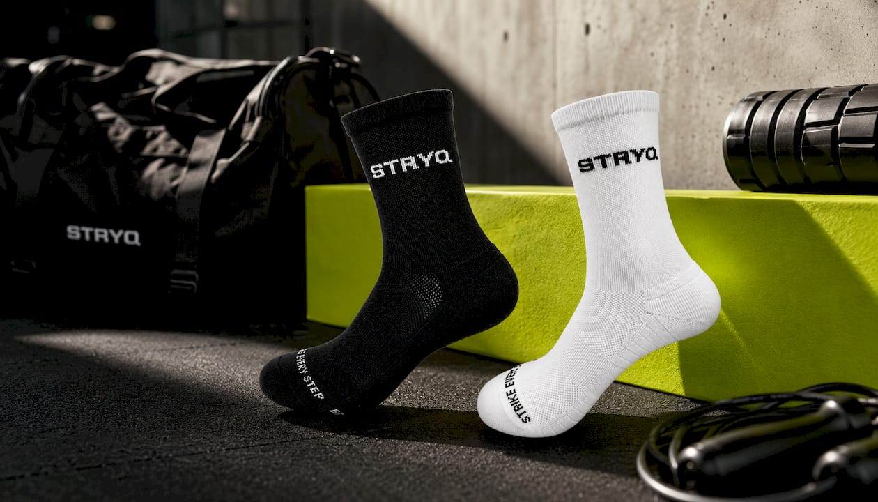 STRYQ Running Socks - Black