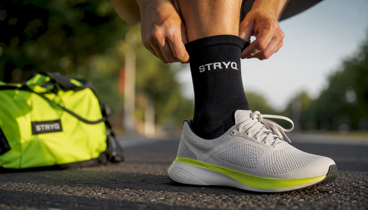STRYQ Running Socks - Black