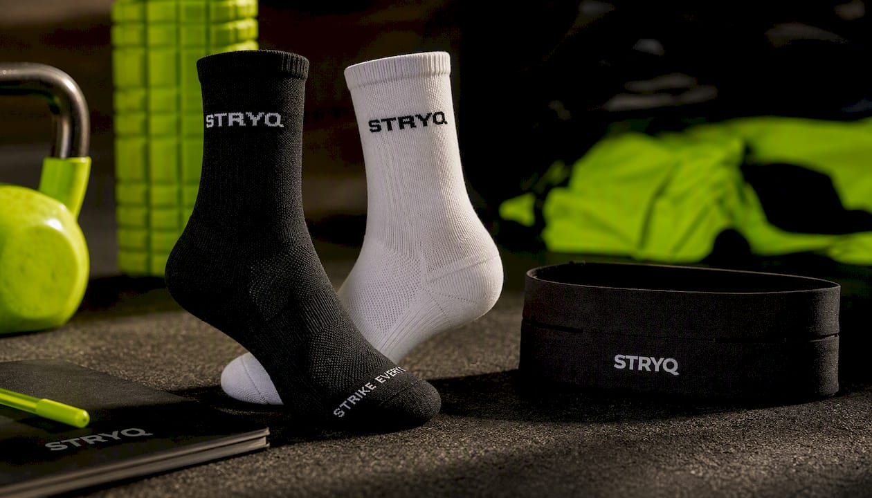 STRYQ Running Socks - Black