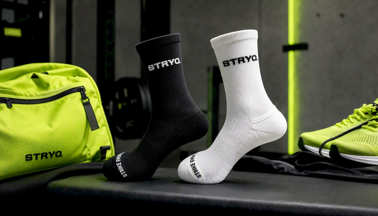 STRYQ Running Socks - Black