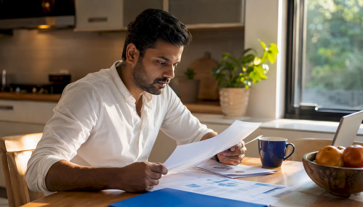 Professional consulting session at home office desk