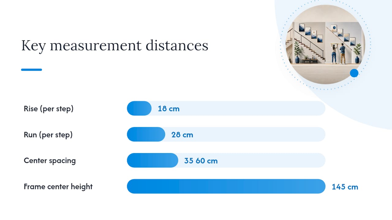 Stair slope ratio and eye-level measurement diagram