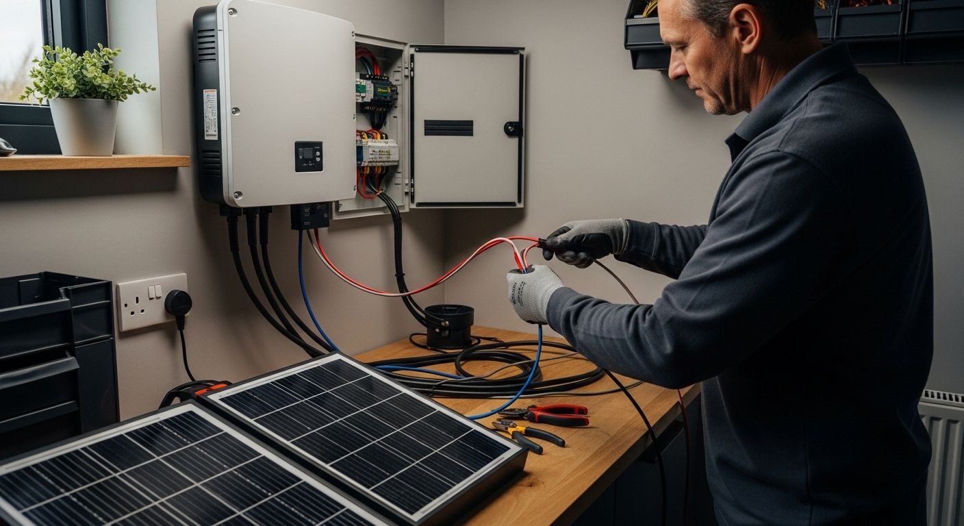 photovoltaik selbstbau verkabelung