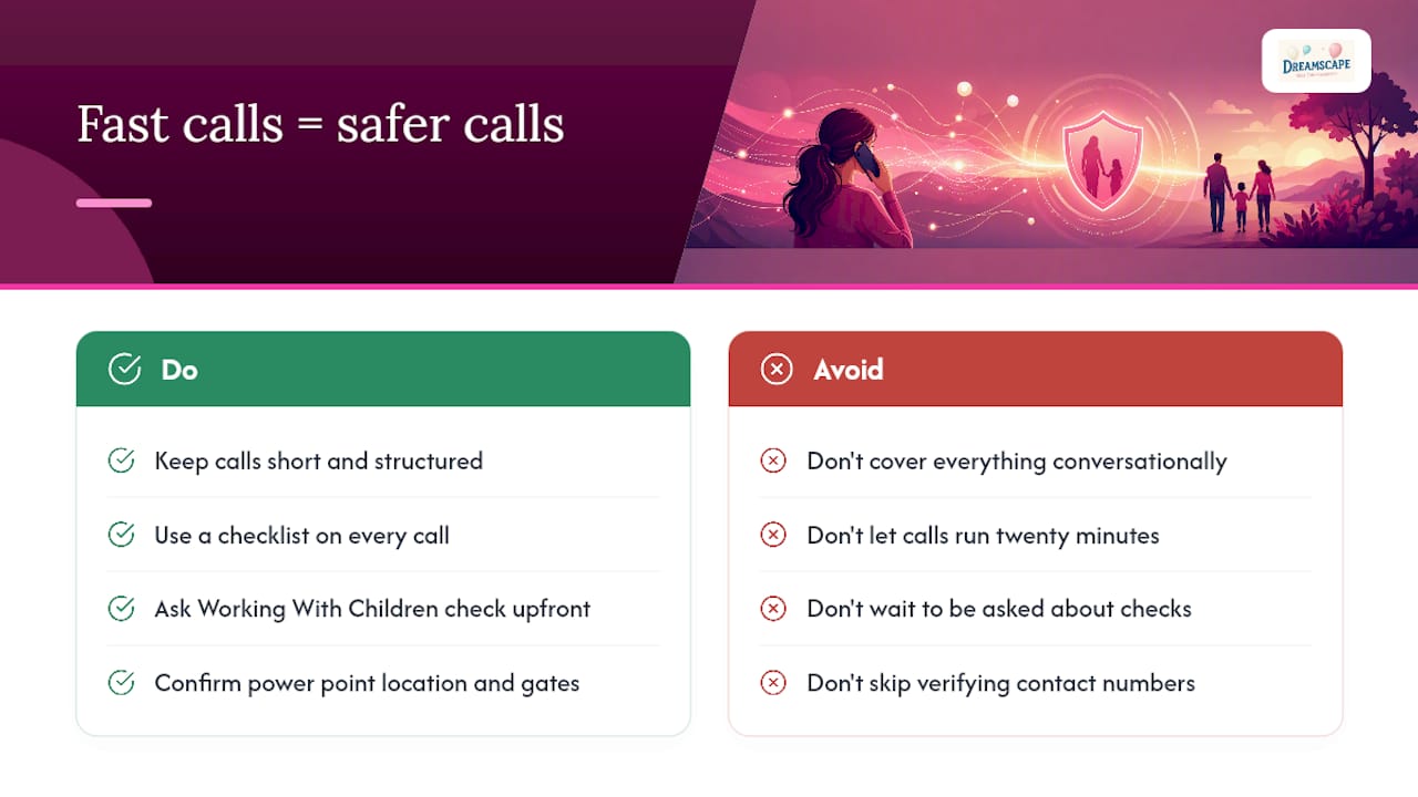 Why the fastest calls are usually the safest ones - overview diagram