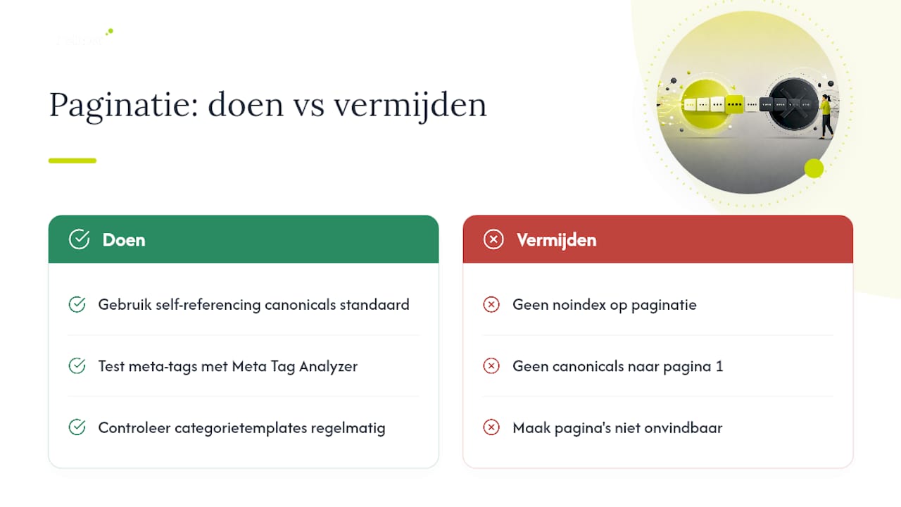 Wat een ervaren SEO ziet misgaan bij paginatie — overview diagram