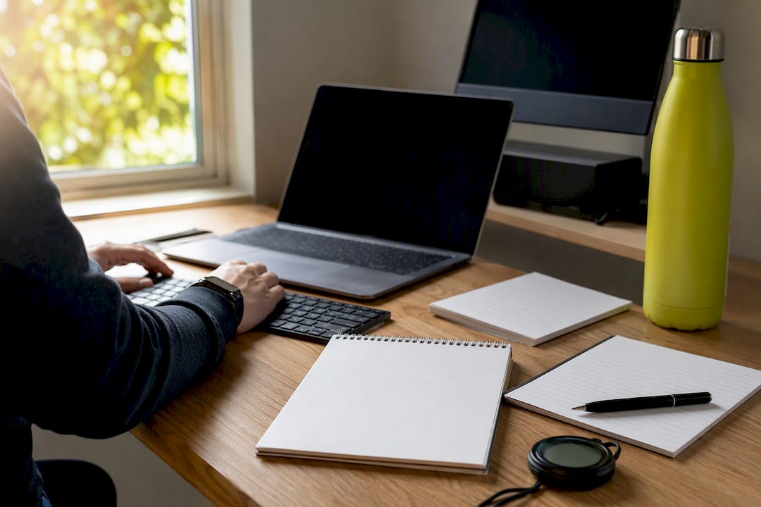 SEO-audit checklist met koffie en stopwatch