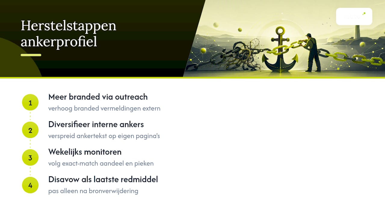 Herstelproces voor een natuurlijk ankertekstprofiel