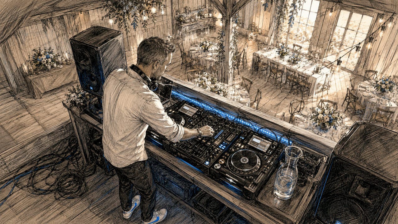 Die verschiedenen Phasen der Hochzeitsmusik: Wie ein DJ die musikalische Begleitung für den großen Tag plant