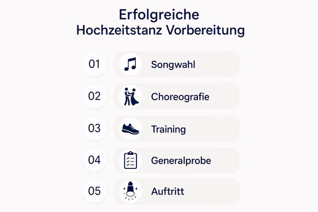 Schritt-für-Schritt-Anleitung: So gelingt die Vorbereitung auf euren Hochzeitstanz
