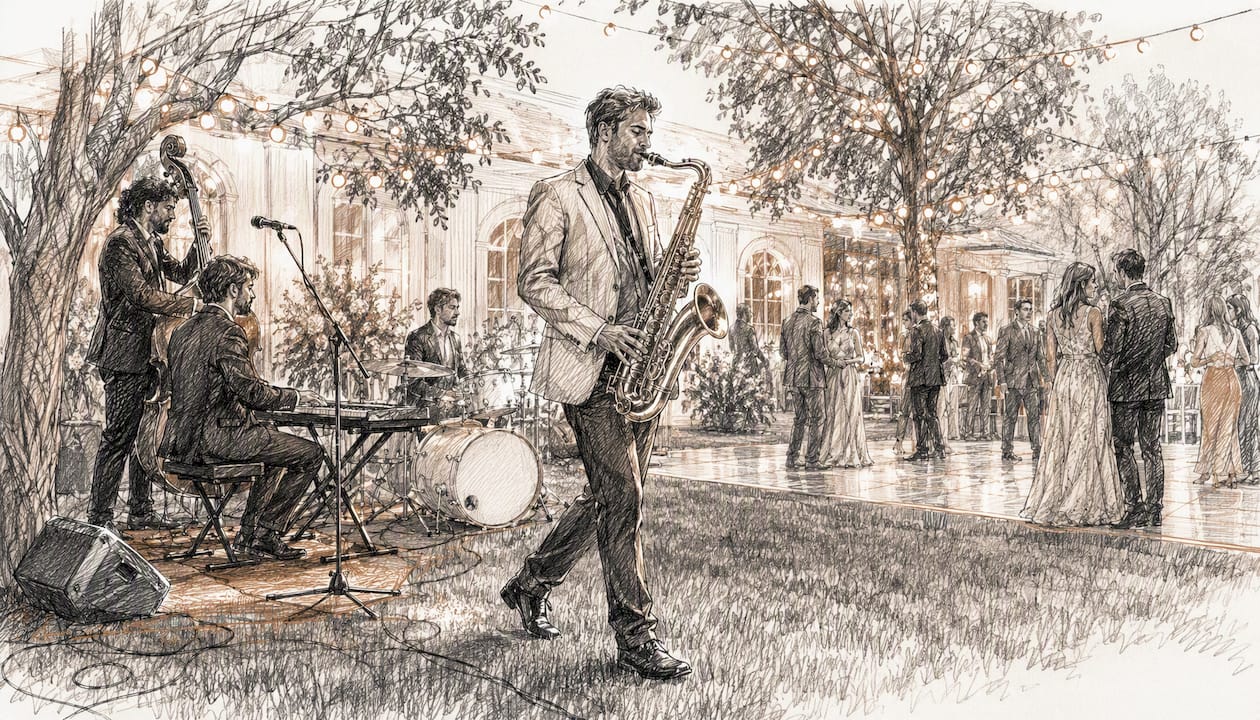 Live gespielte Saxophonmusik als Highlight auf Ihrer Hochzeitsfeier