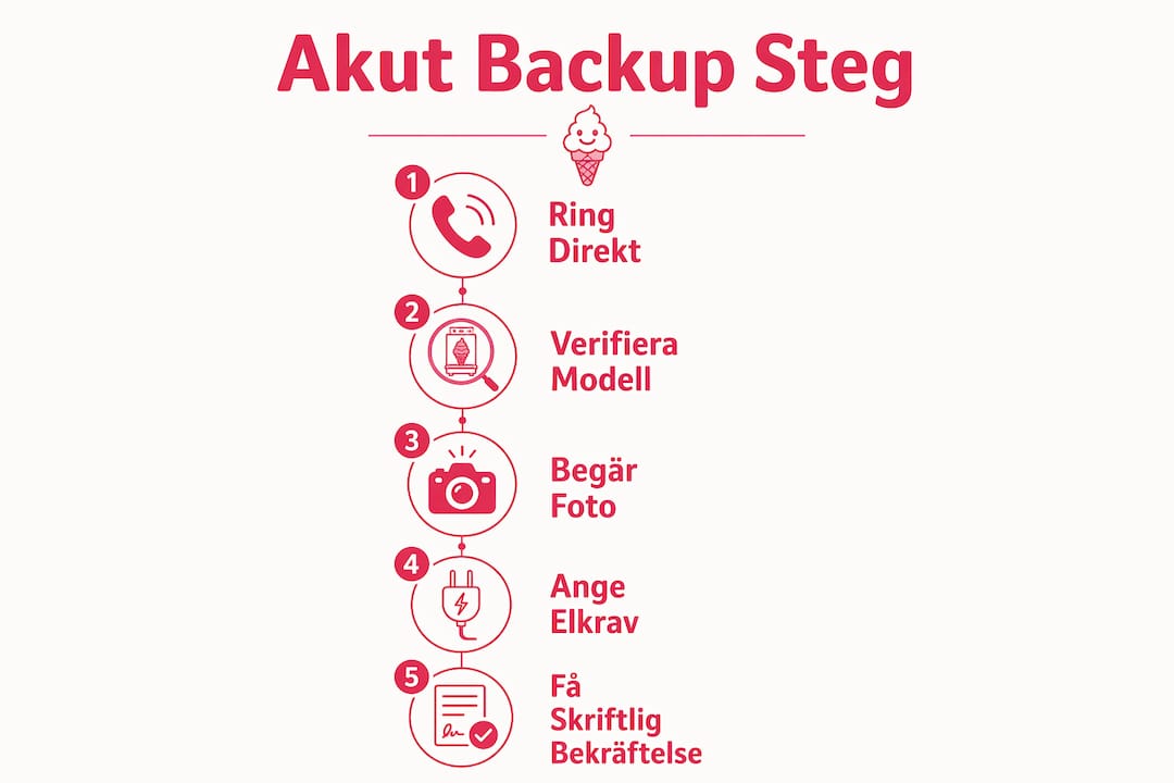Grafisk guide med tydliga steg för hur du snabbt säkrar din backup