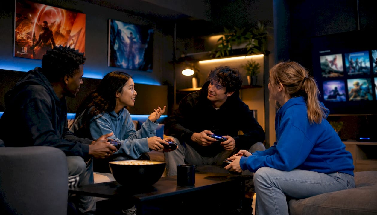 Friends voting on multiplayer game choices