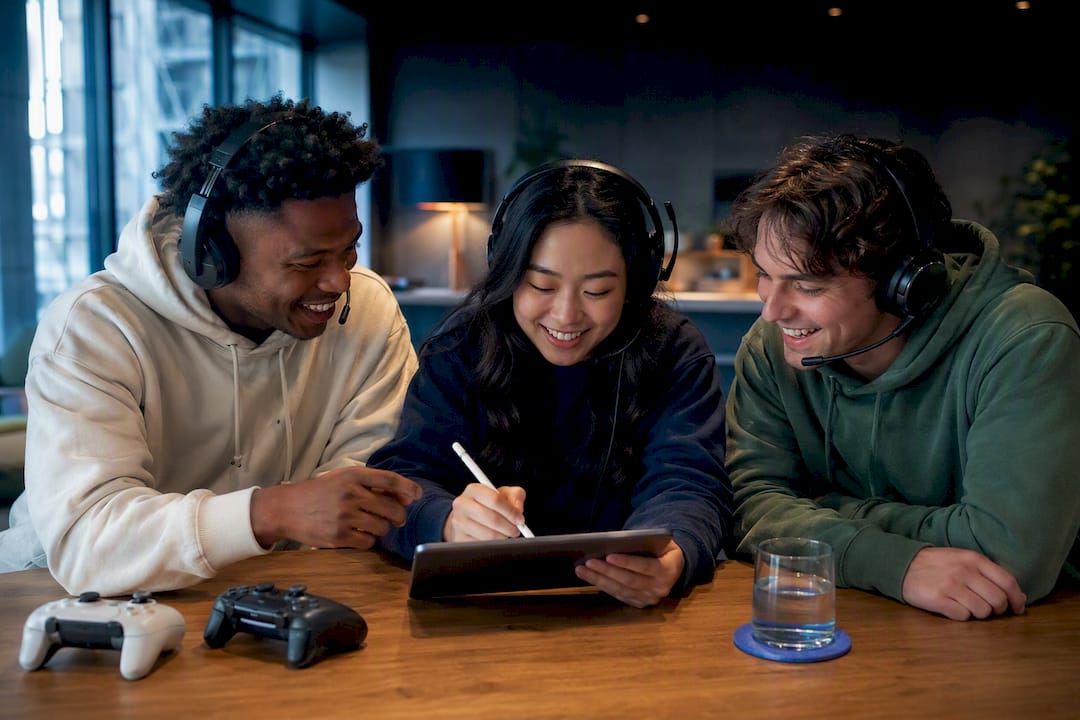 Friends playing a shared Discord Activity