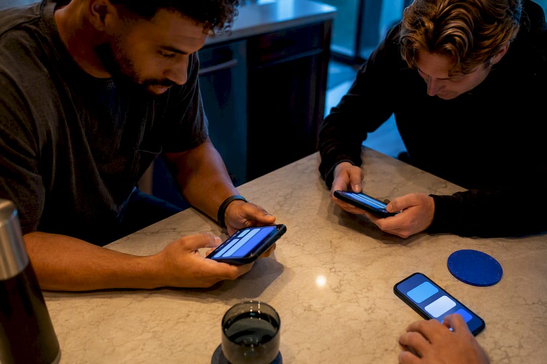 Friends privately voting on game choices