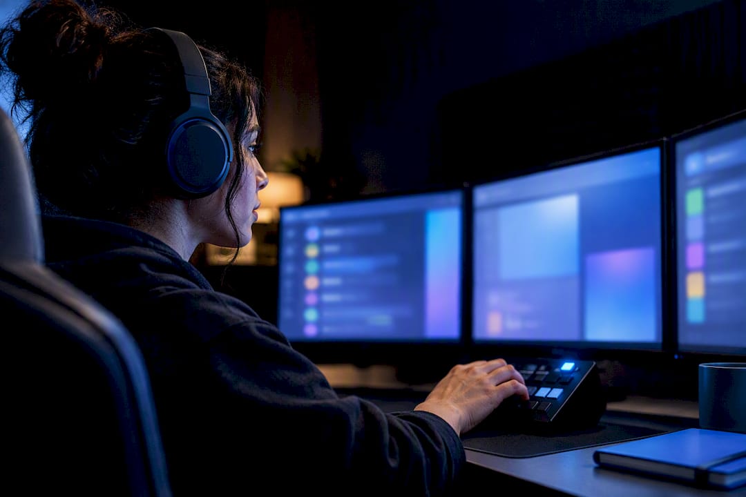 Moderator monitoring merged viewer votes