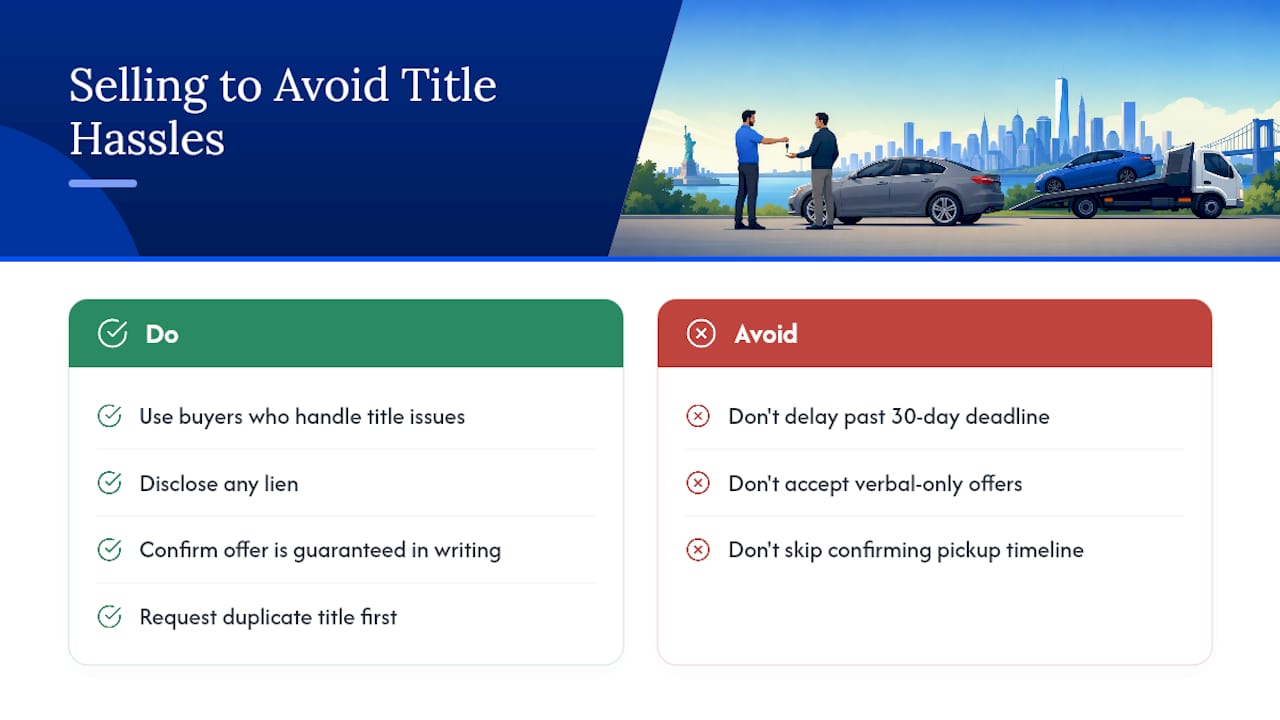 Would Selling Your Vehicle Skip the Title Hassle Entirely? — overview diagram