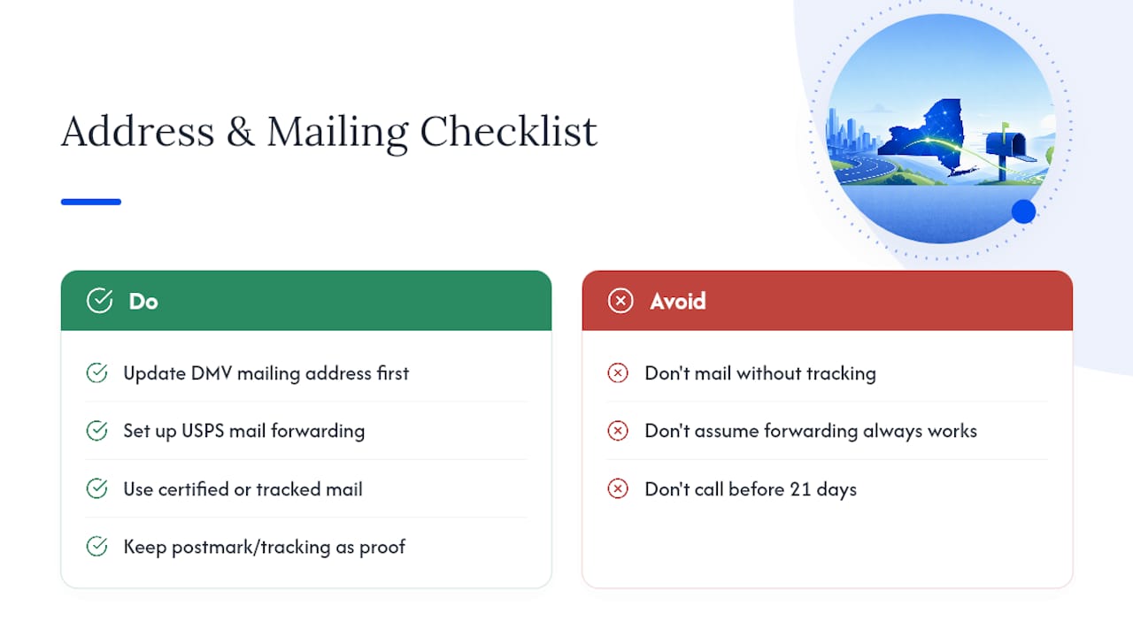 Address and Mailing Tips That Save You a Second Trip — overview diagram