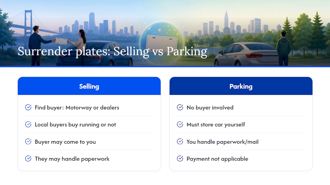 A Simpler Path If You're Selling the Vehicle Anyway — overview diagram