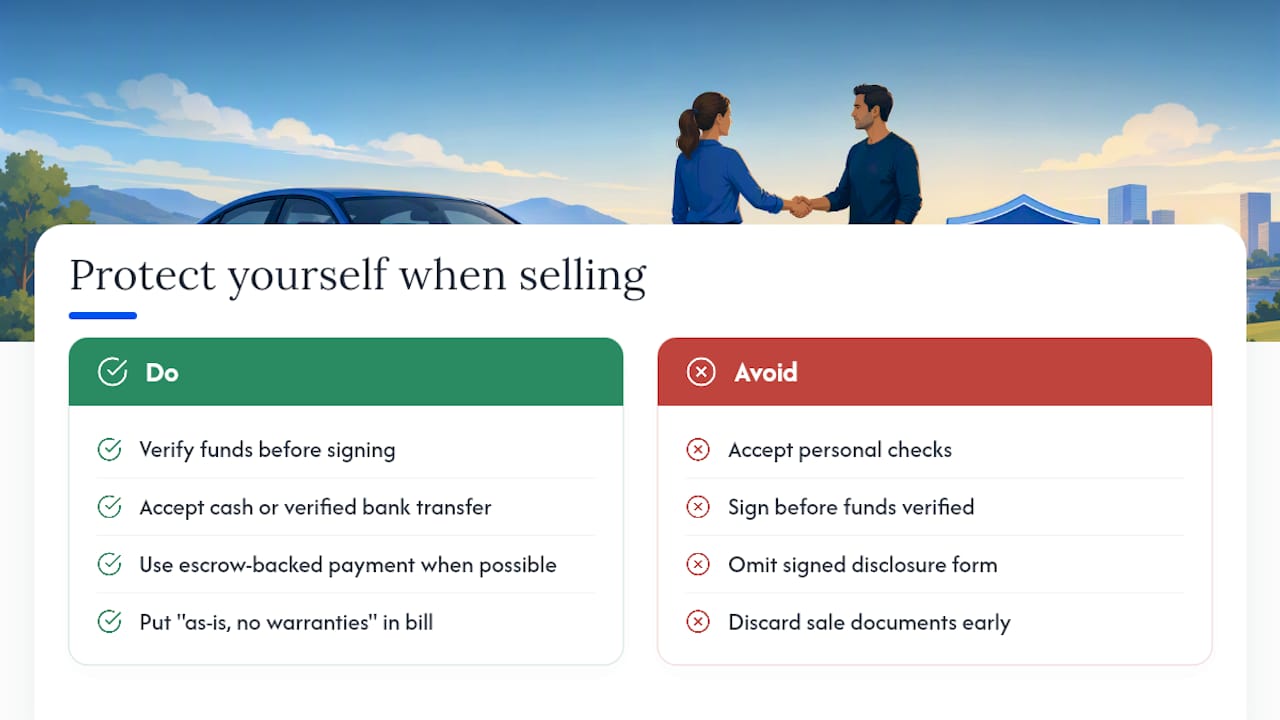 How Do You Protect Yourself When Selling a Salvage Title Car? — overview diagram