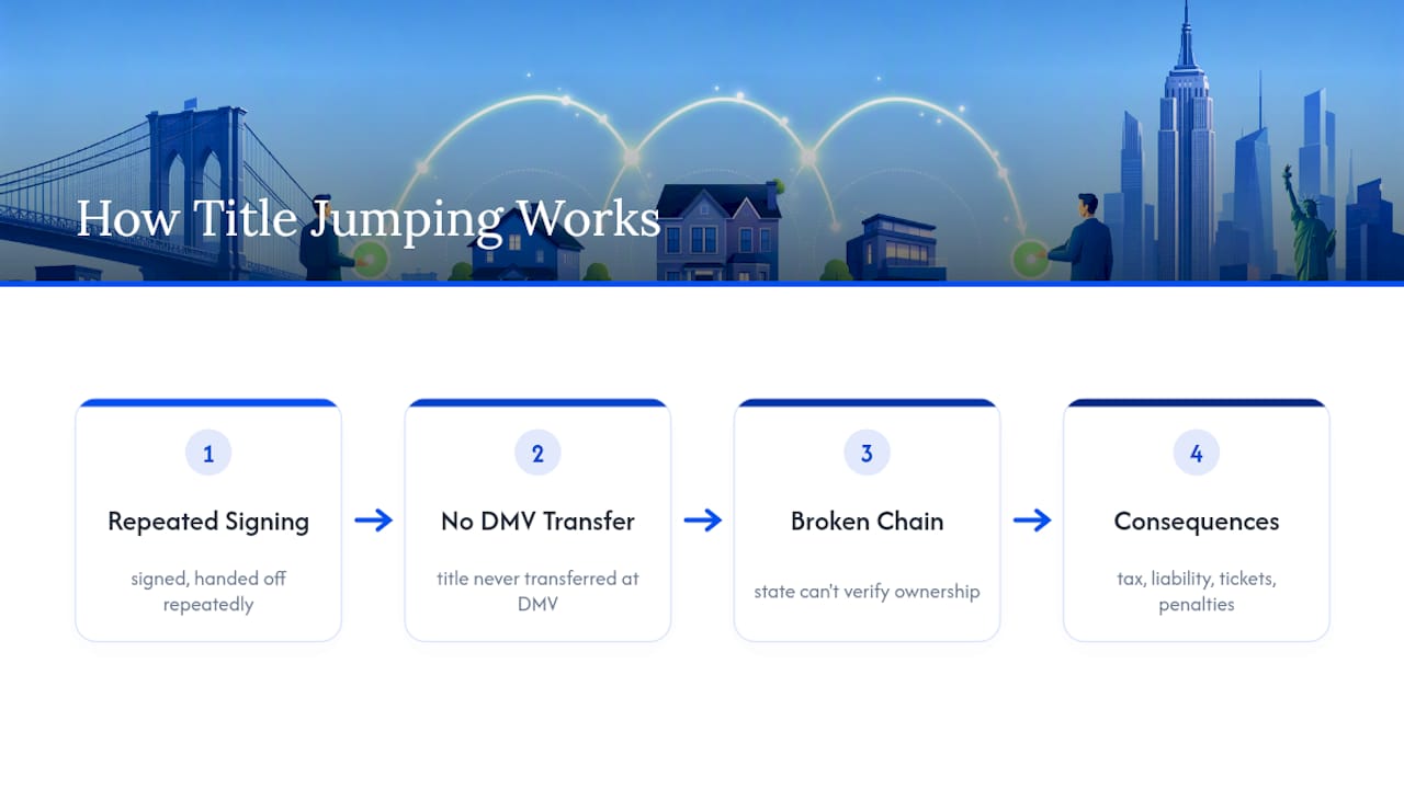 What Title Jumping in New York Actually Means — overview diagram