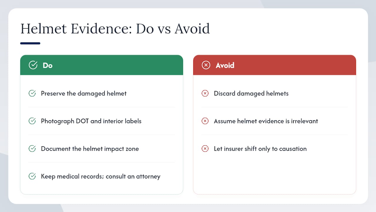 How does helmet use affect your crash claim in New Mexico? — overview diagram