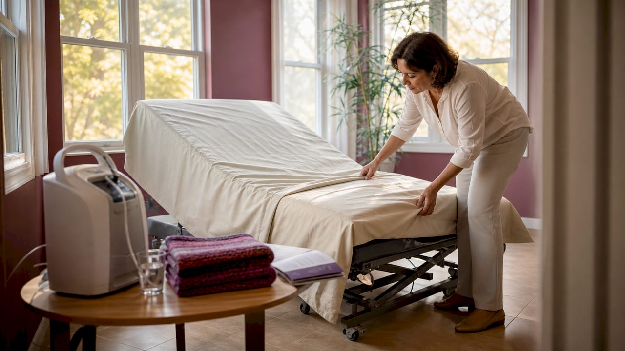 Role of home medical equipment in caregiving