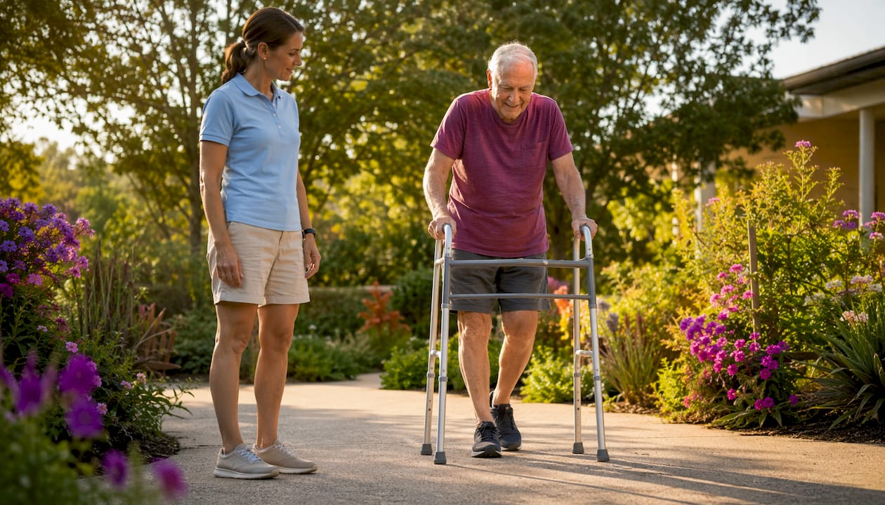 Walking frames in rehabilitation: a patient and caregiver guide