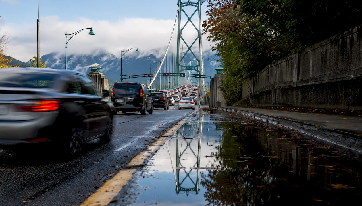 Traffic on Granville Bridge causing delivery delays