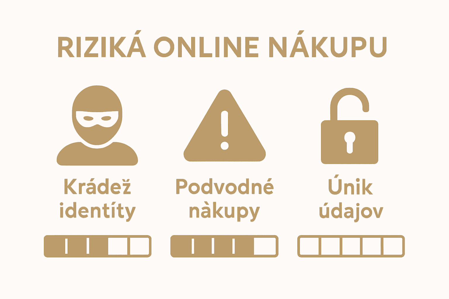 Infographic with risks: identity theft, fraud, data leaks