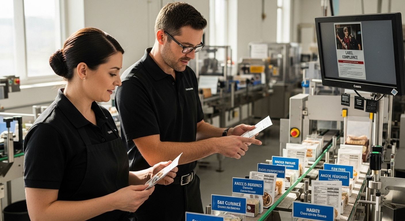 food label compliance Canada facility