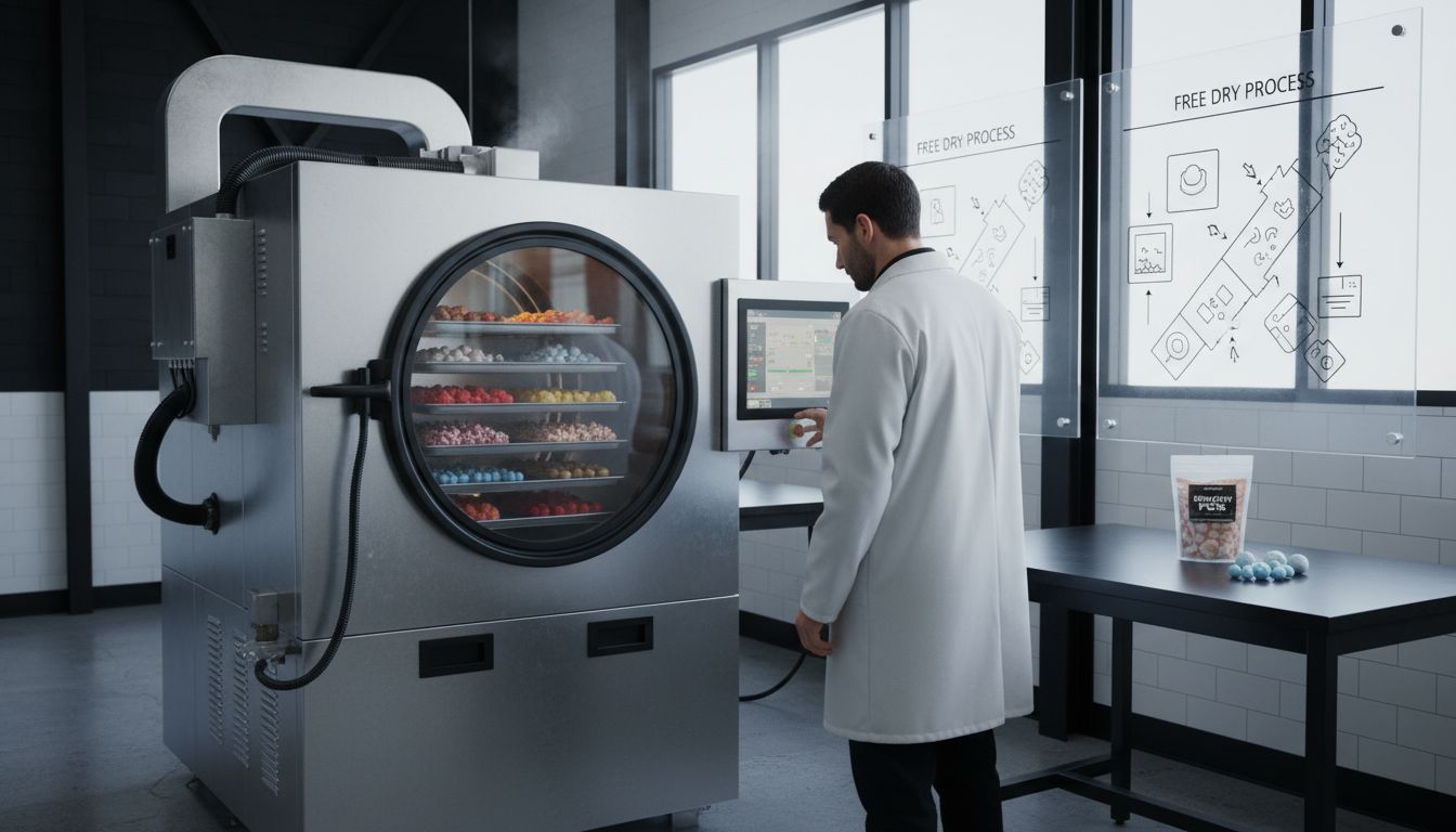 freeze dried candy process