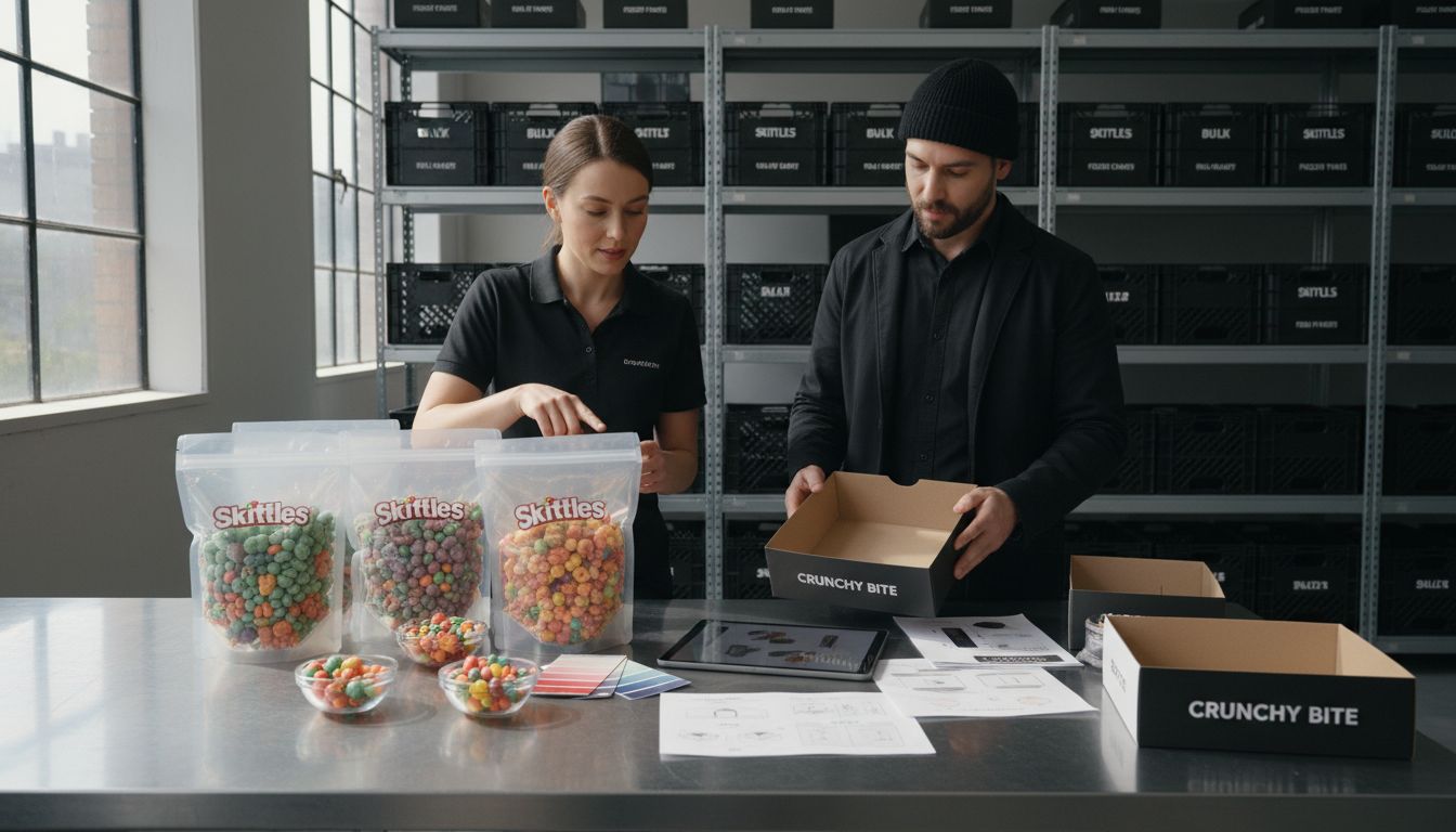 Skittles bulk packaging