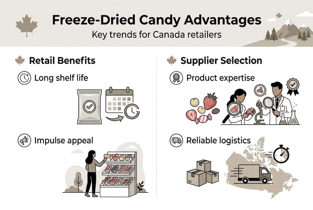 Infographic freeze-dried candy retailer trends