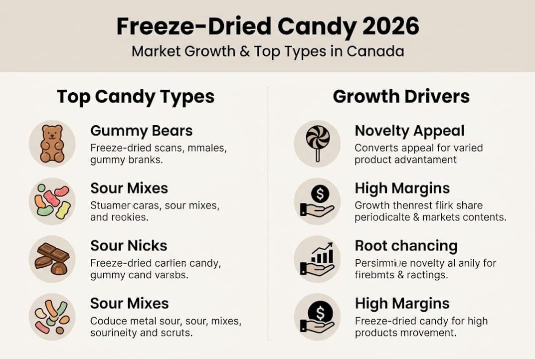 Infographic: freeze-dried candy trends and growth