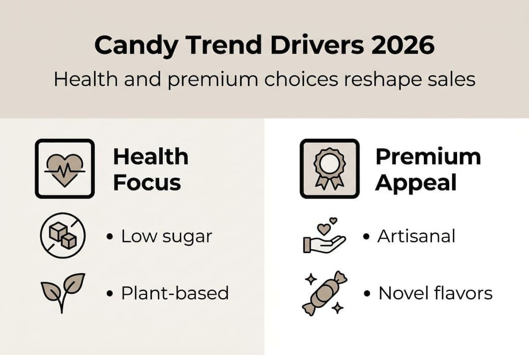 Infographic: Canadian health premium candy trends