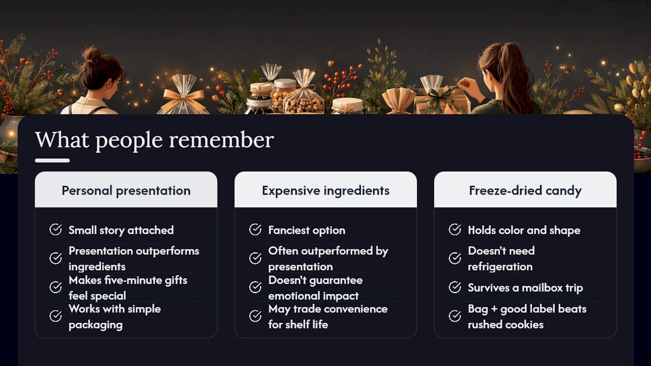Why the little details are what people actually remember — overview diagram