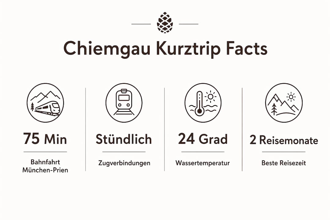 Infografik: Alles, was du über einen Kurzurlaub im Chiemgau wissen solltest